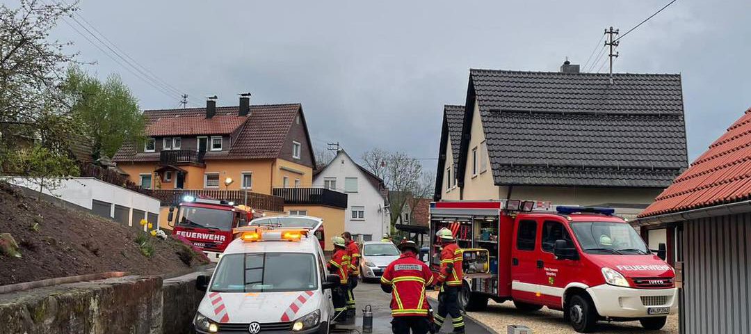 Wasserrohrbruch in Spiegelberg-Jux